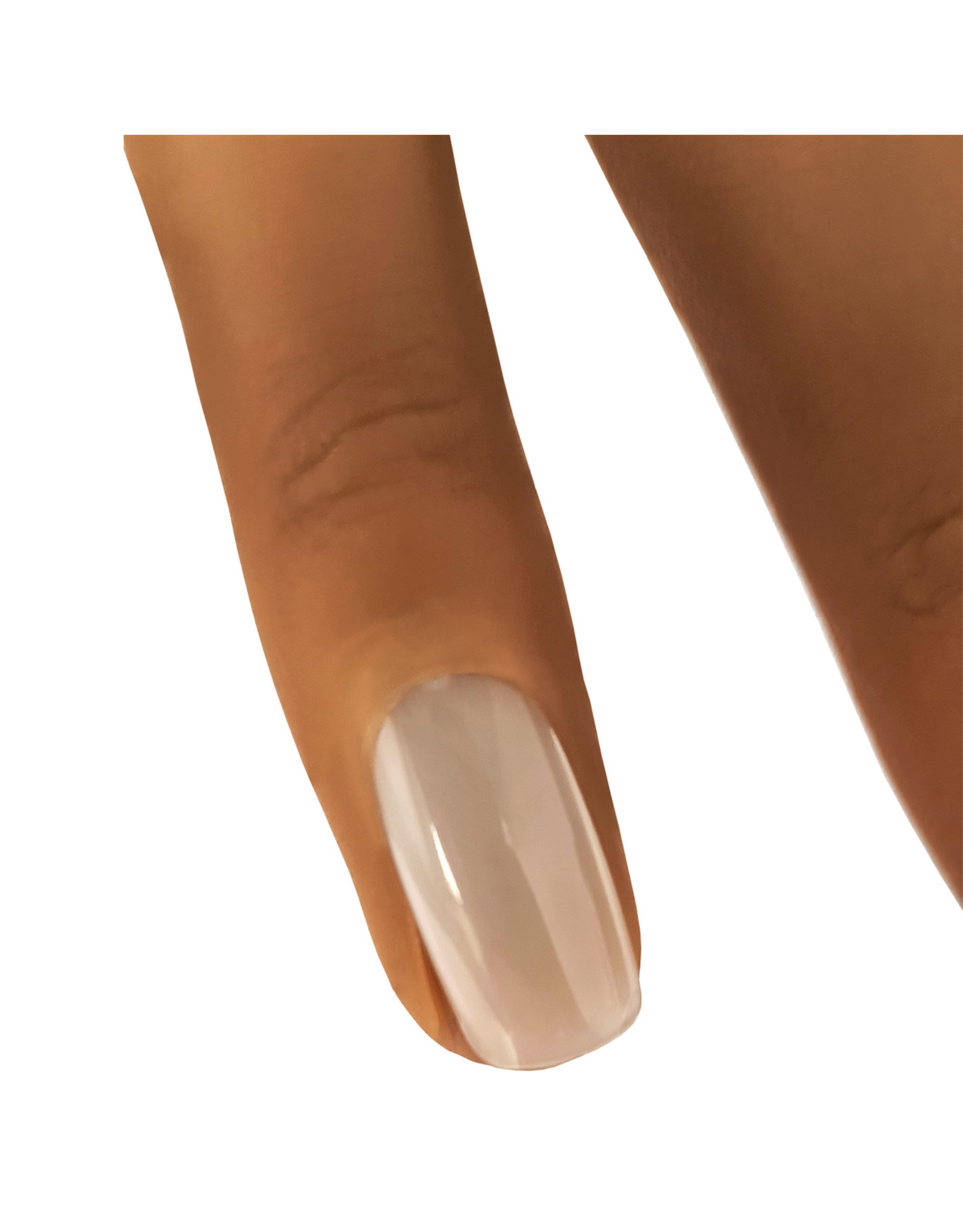 Mega Beauty Shop® Siliconen oefenhand/nailtrainer  #4 incl.120 tips en tafelklem.