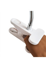 Mega Beauty Shop® Siliconen oefenhand/nailtrainer  #4 incl.120 tips en tafelklem.