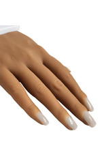 Mega Beauty Shop® Siliconen oefenhand/nailtrainer  #4 incl.120 tips en tafelklem.