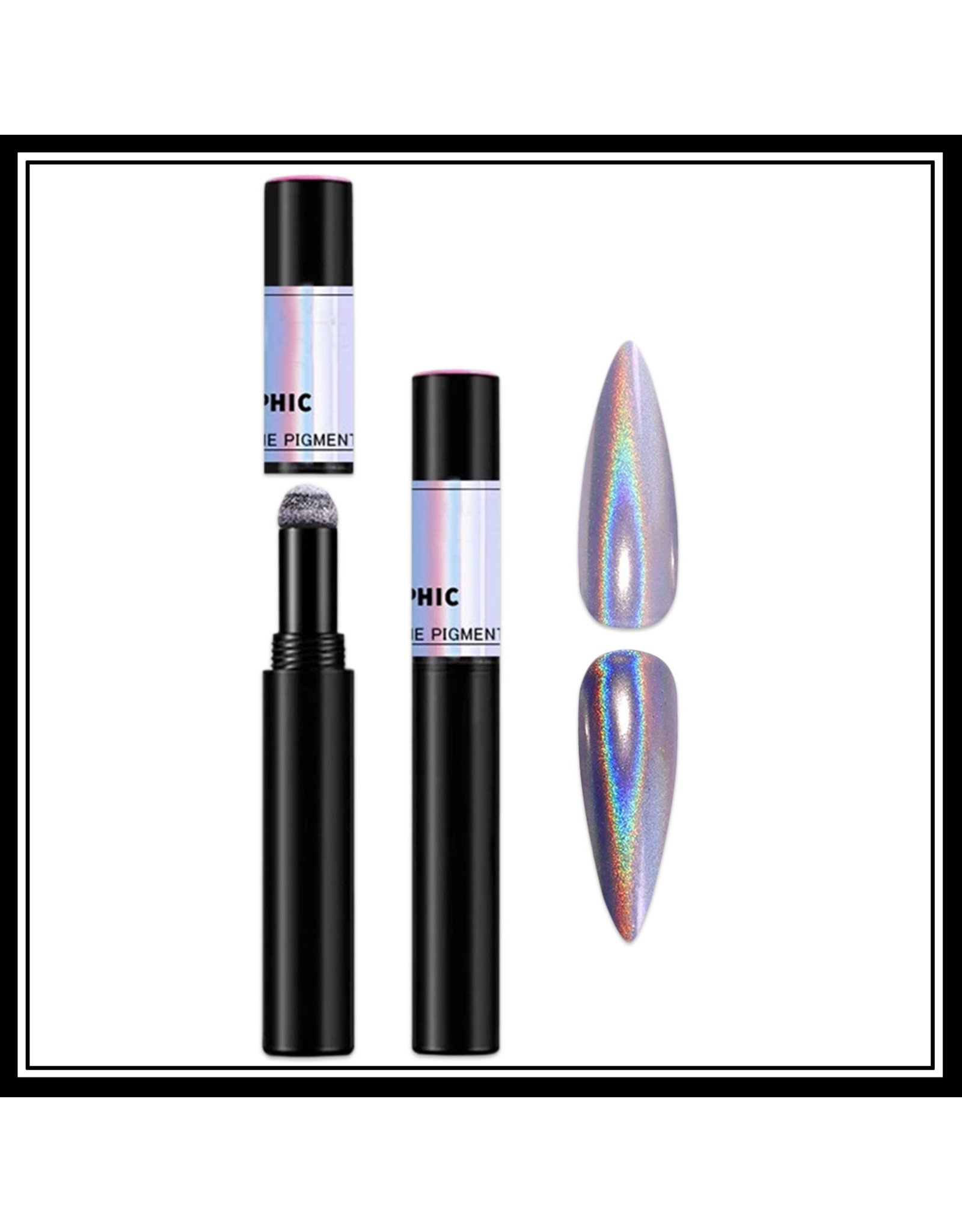 Mega Beauty Shop® Holographic pigment pen Silver