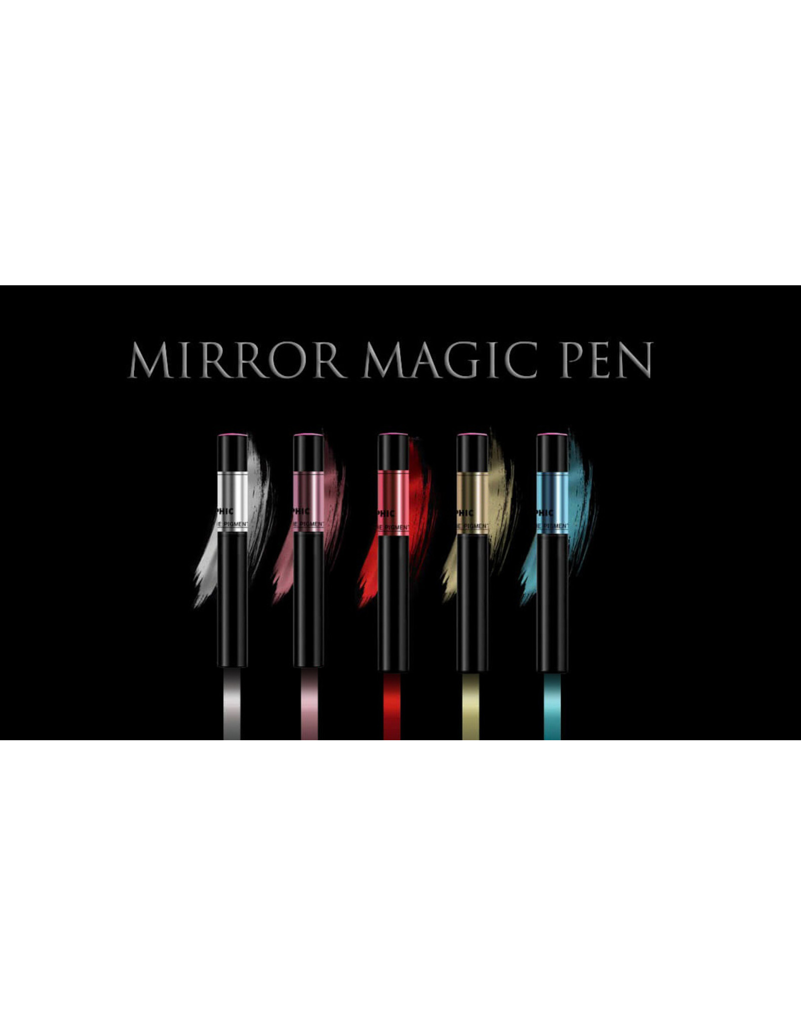 Mega Beauty Shop® Nail art Mirror pigment pen Silver