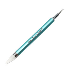 Mega Beauty Shop® Luxe dotting & nailart tool 2 in1  (blauw)