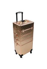 Mega Beauty Shop® Aluminium Trolley Gold 4in1 - 3D