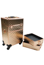 Mega Beauty Shop® Aluminium Trolley Gold 4in1 - 3D