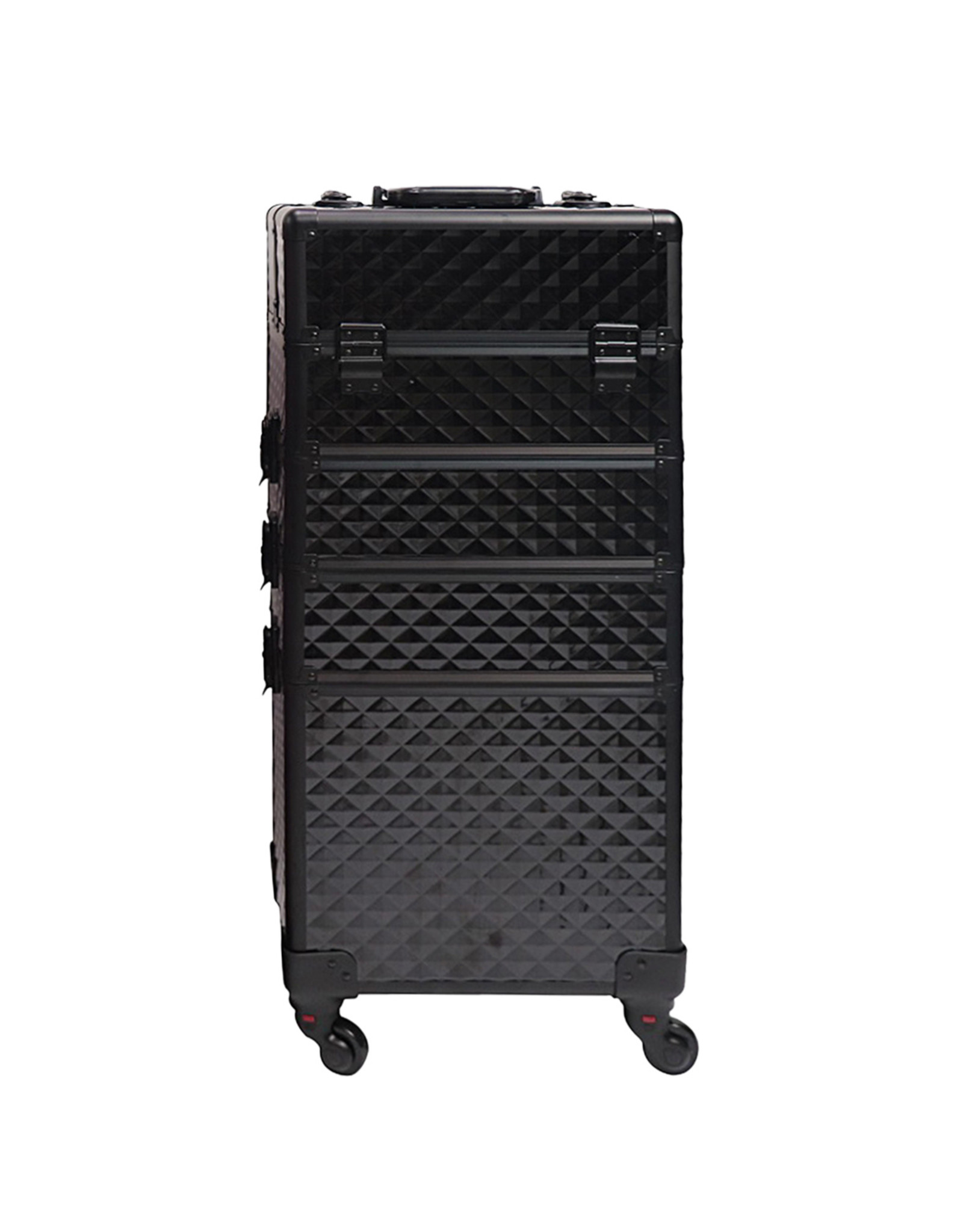 Mega Beauty Shop® Aluminium Trolley 3D Zwart  4in1