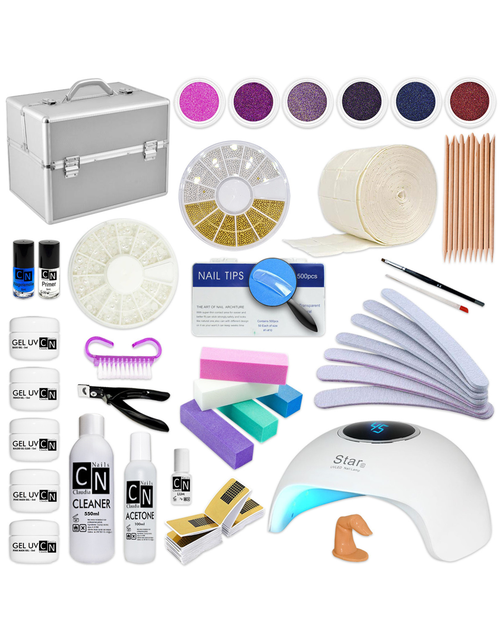 Mega Beauty Shop® UV gel startpakket XXL (06)