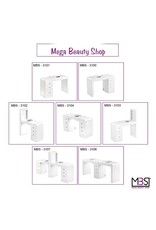 Mega Beauty Shop® Manicuretafel met afzuiging  (MBS-3102) links