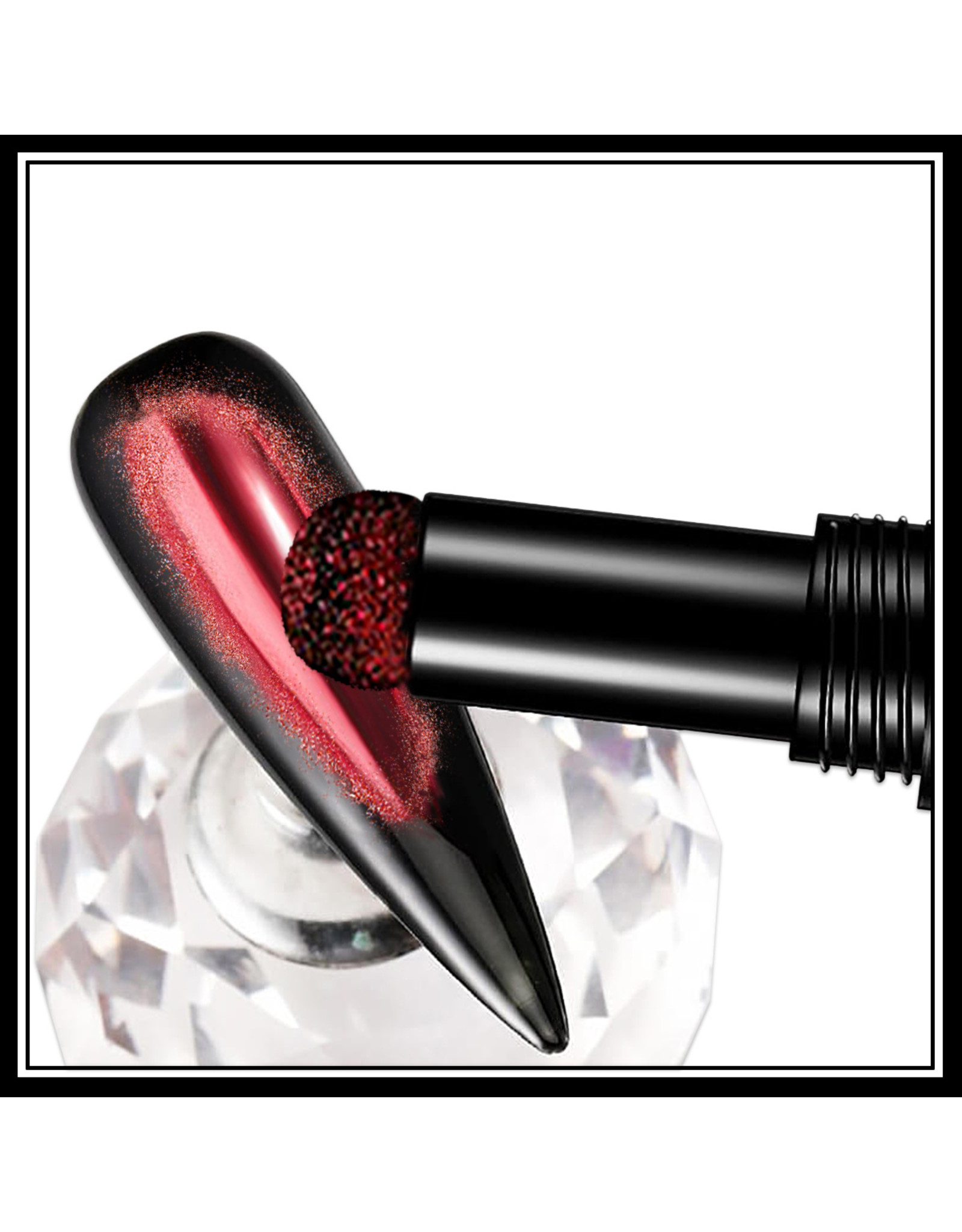 Mega Beauty Shop® Nail art Mirror pigment pen Red