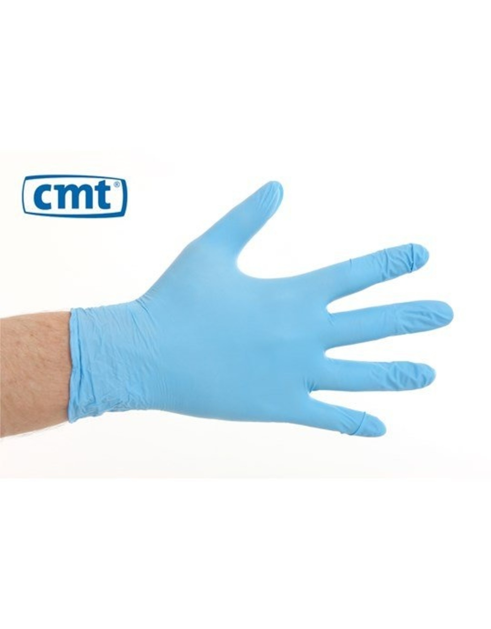 CMT CMT soft nitril handschoenen poedervrij  L blauw