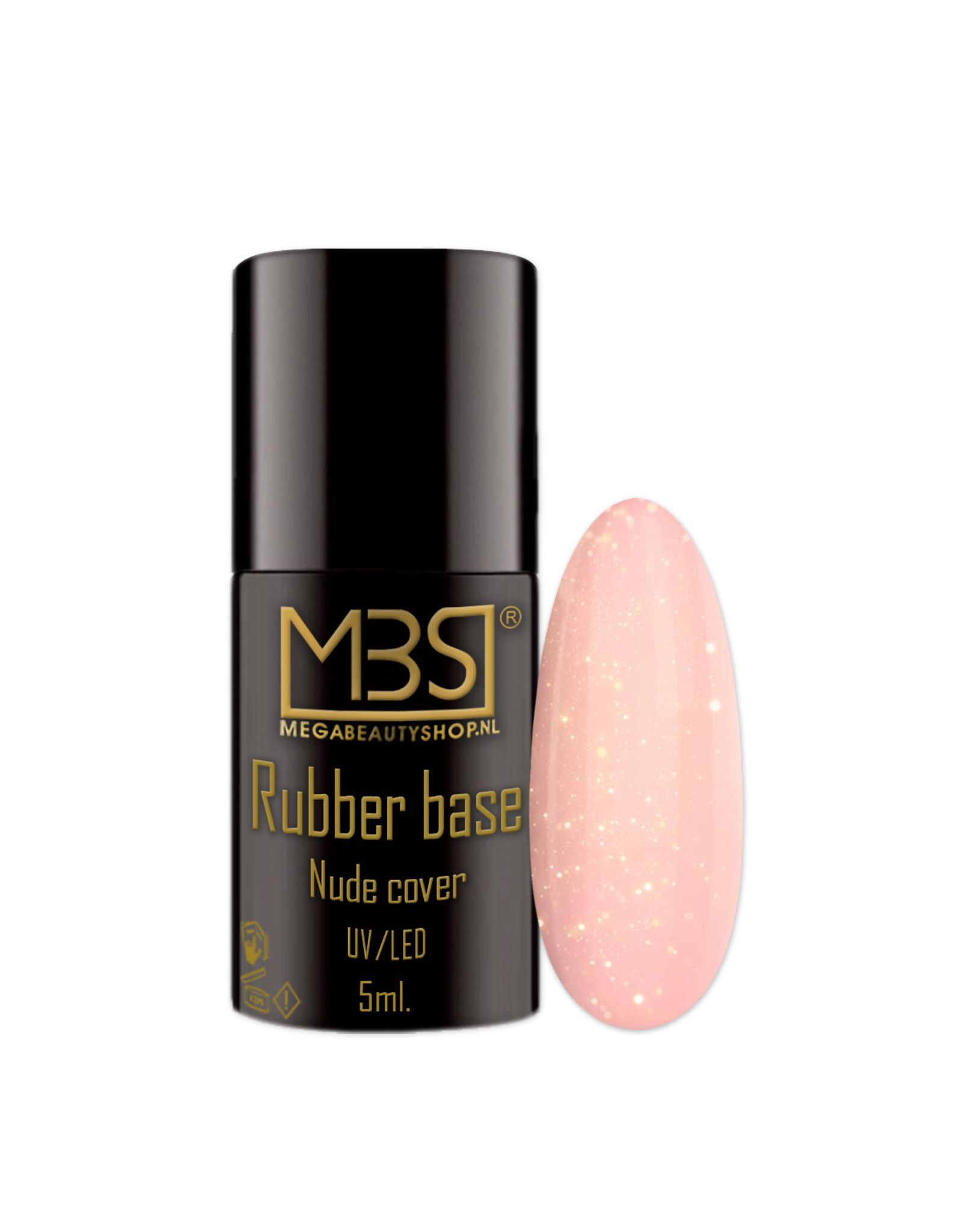 Mega Beauty Shop® Rubber Base Nude cover effect  5ml.