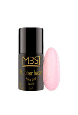 Mega Beauty Shop® Rubber Base Baby Pink effect  5ml.