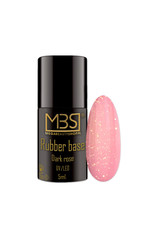 Mega Beauty Shop® Rubber Base Dark Rose effect  5ml.