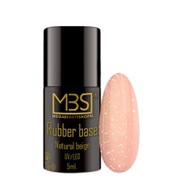 Mega Beauty Shop® Rubber Base Naturel Beige effect  5ml.