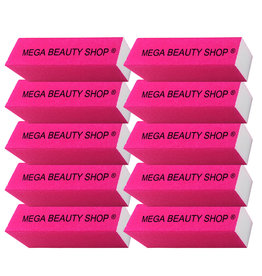Mega Beauty Shop® Nagel polijstblok Neon Pink (10stuk)