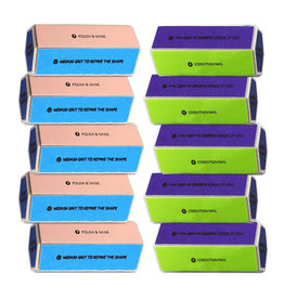 Mega Beauty Shop® 6-Voudige polijstblok (10stuk)