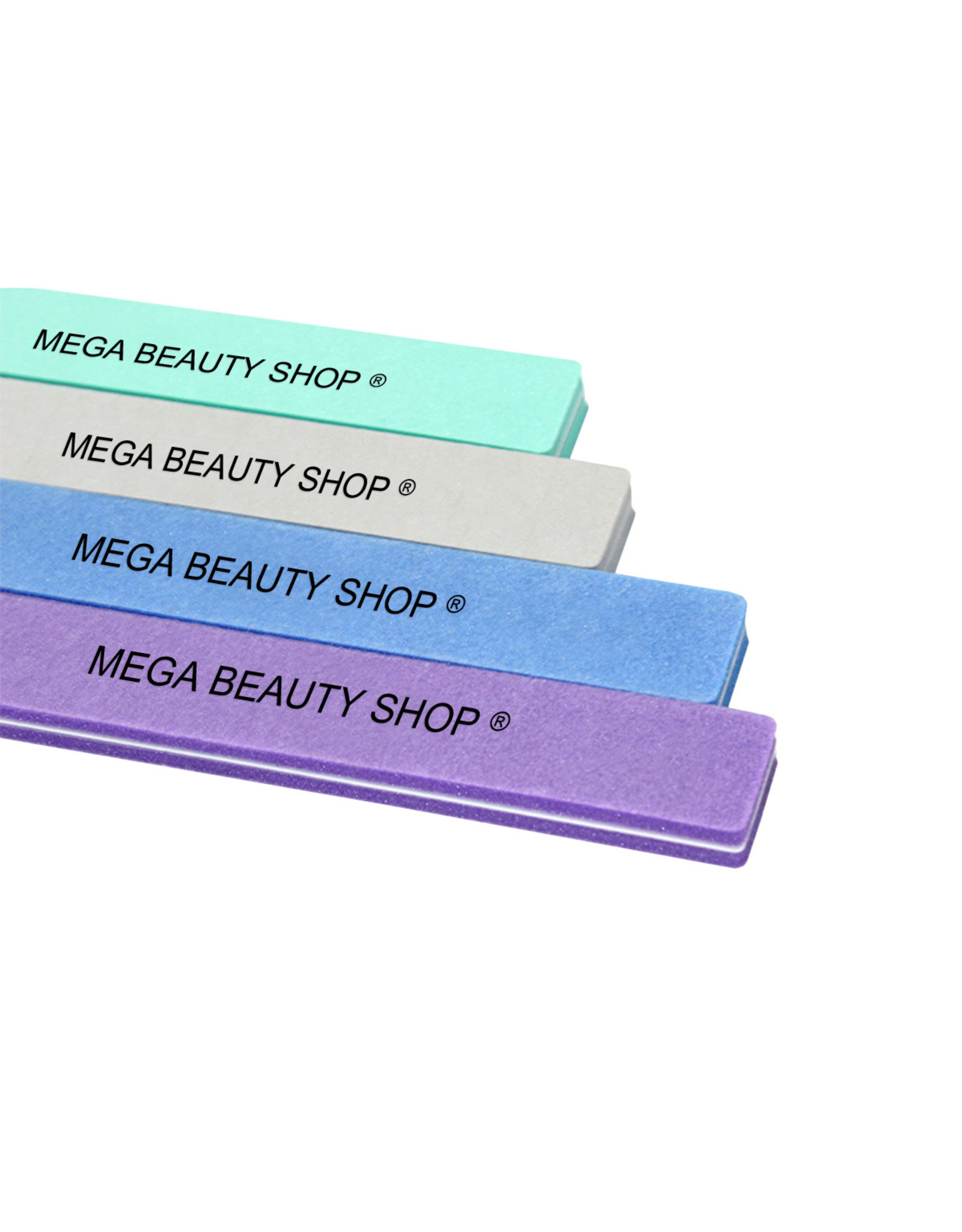 Mega Beauty Shop® Nail buffer Recht  (10stuk) Paars