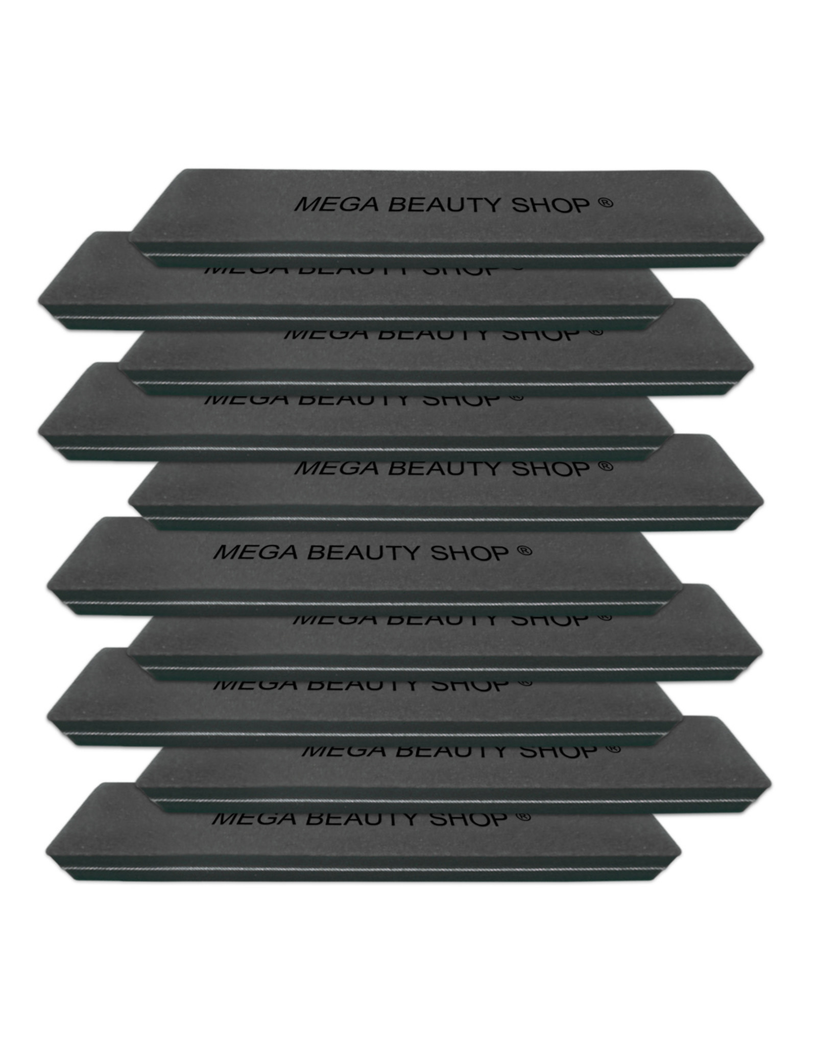 Mega Beauty Shop® Nail buffer Recht  (10stuk) Zwart