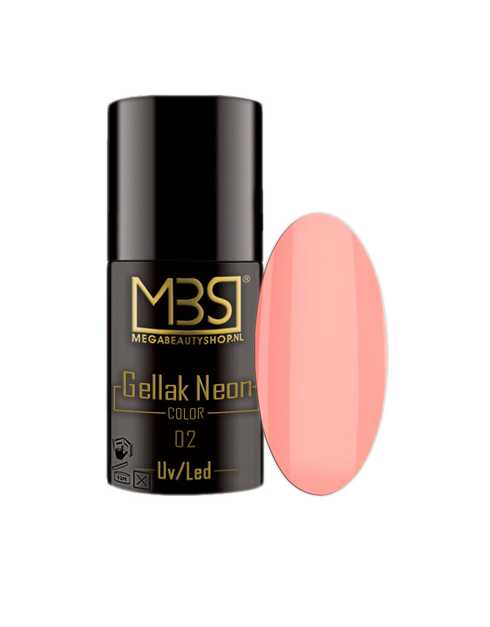 Mega Beauty Shop® Neon Gellak 5ml. (02)