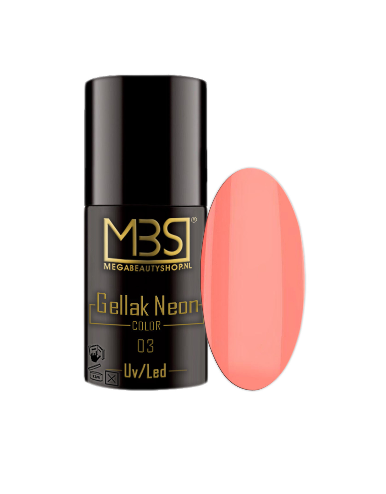 Mega Beauty Shop® Neon Gellak 5ml. (03)