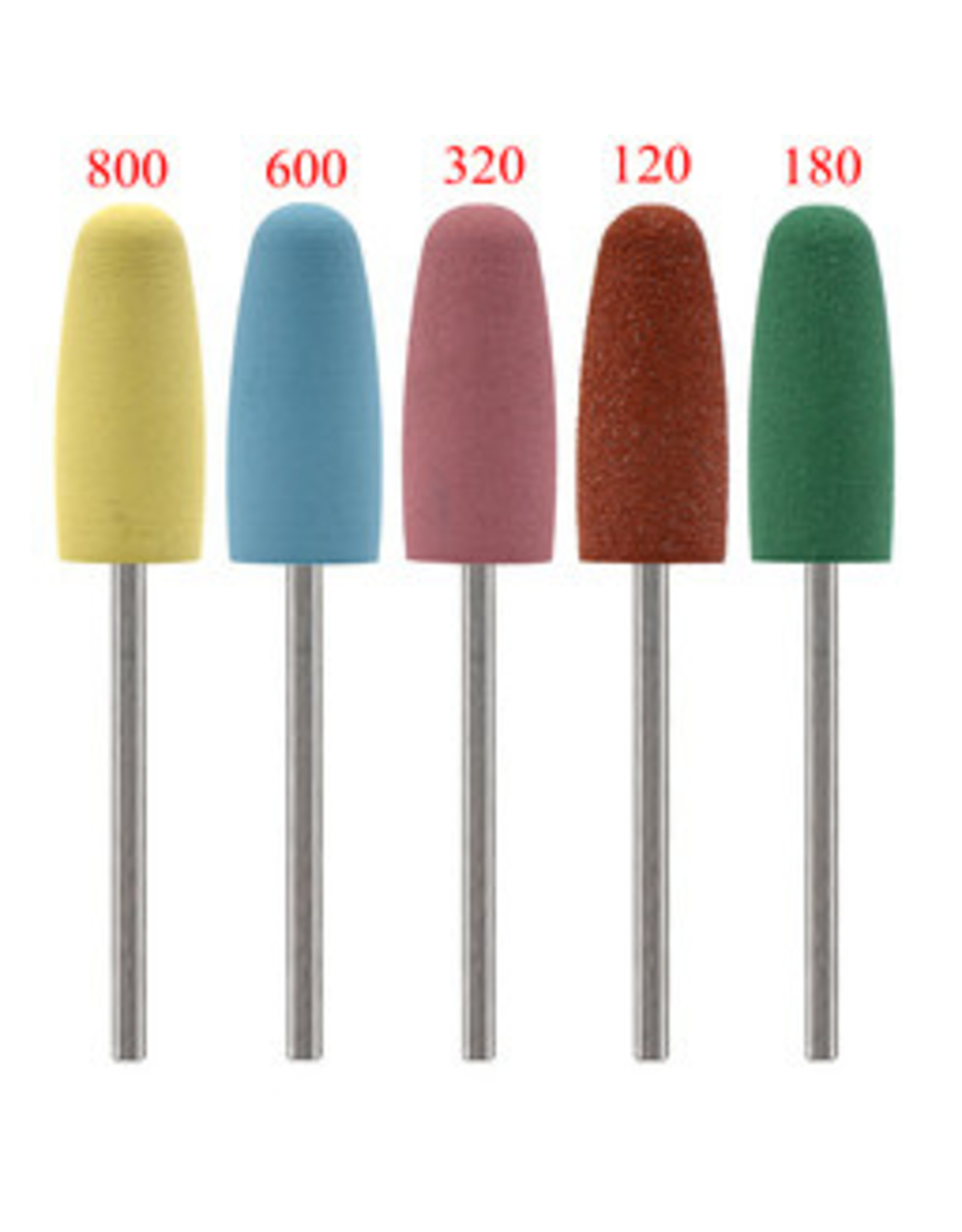 Mega Beauty Shop® Rubberen  polijst bit (geel)