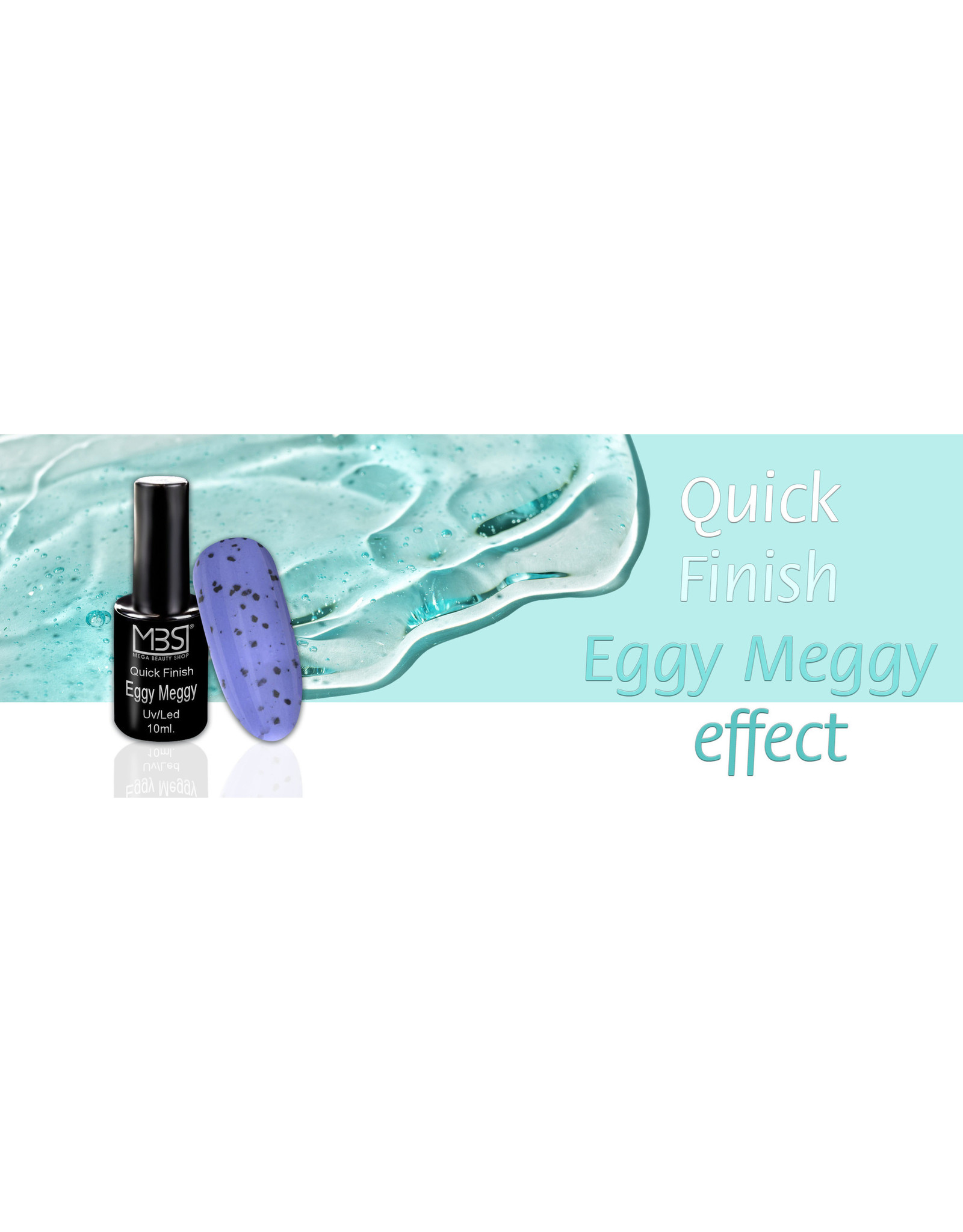 Mega Beauty Shop® Uv Quick Finish  gel 10ml zonder plaklaag (eggy meggi effect)