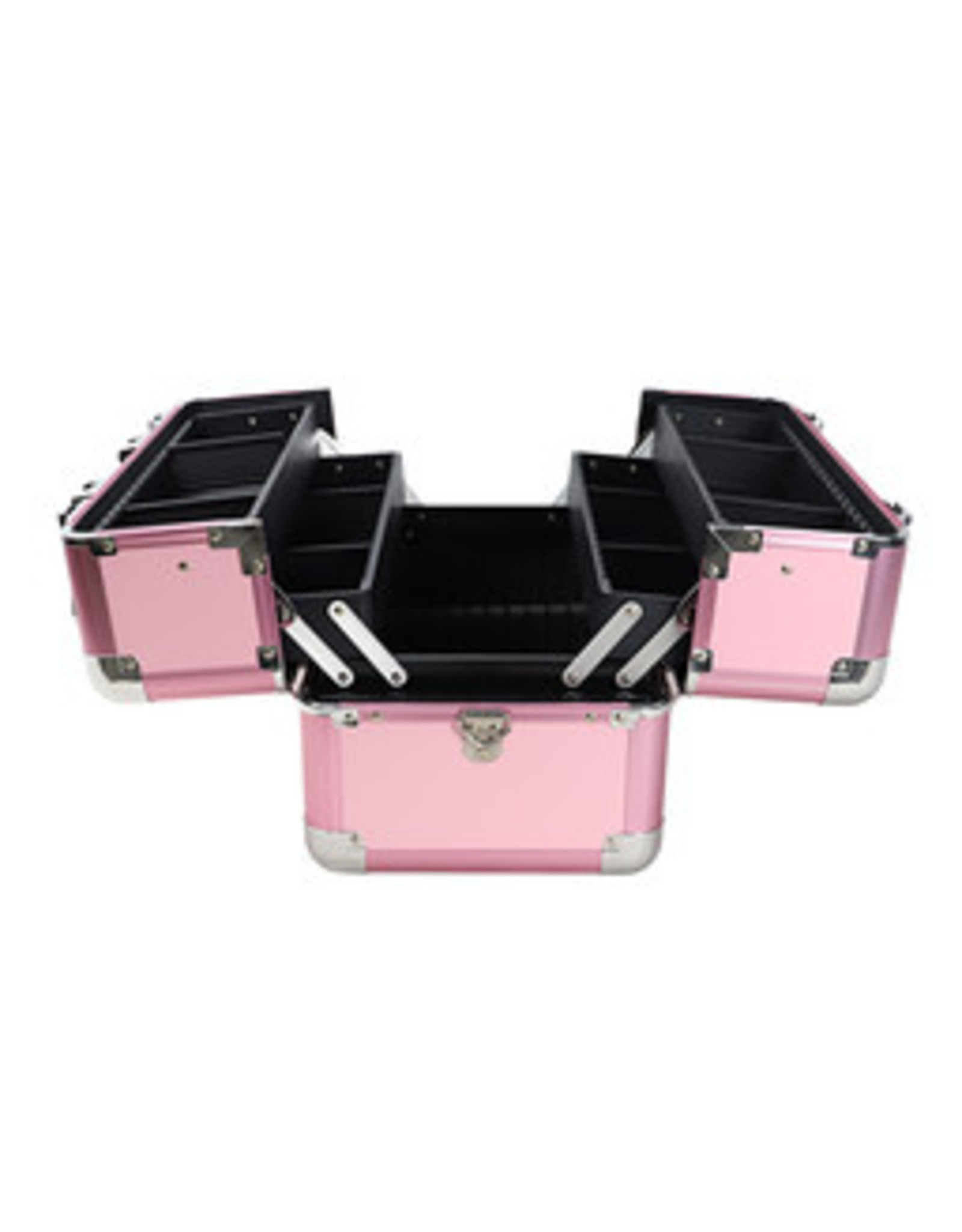 Mega Beauty Shop® Aluminium koffer fuchsia roze