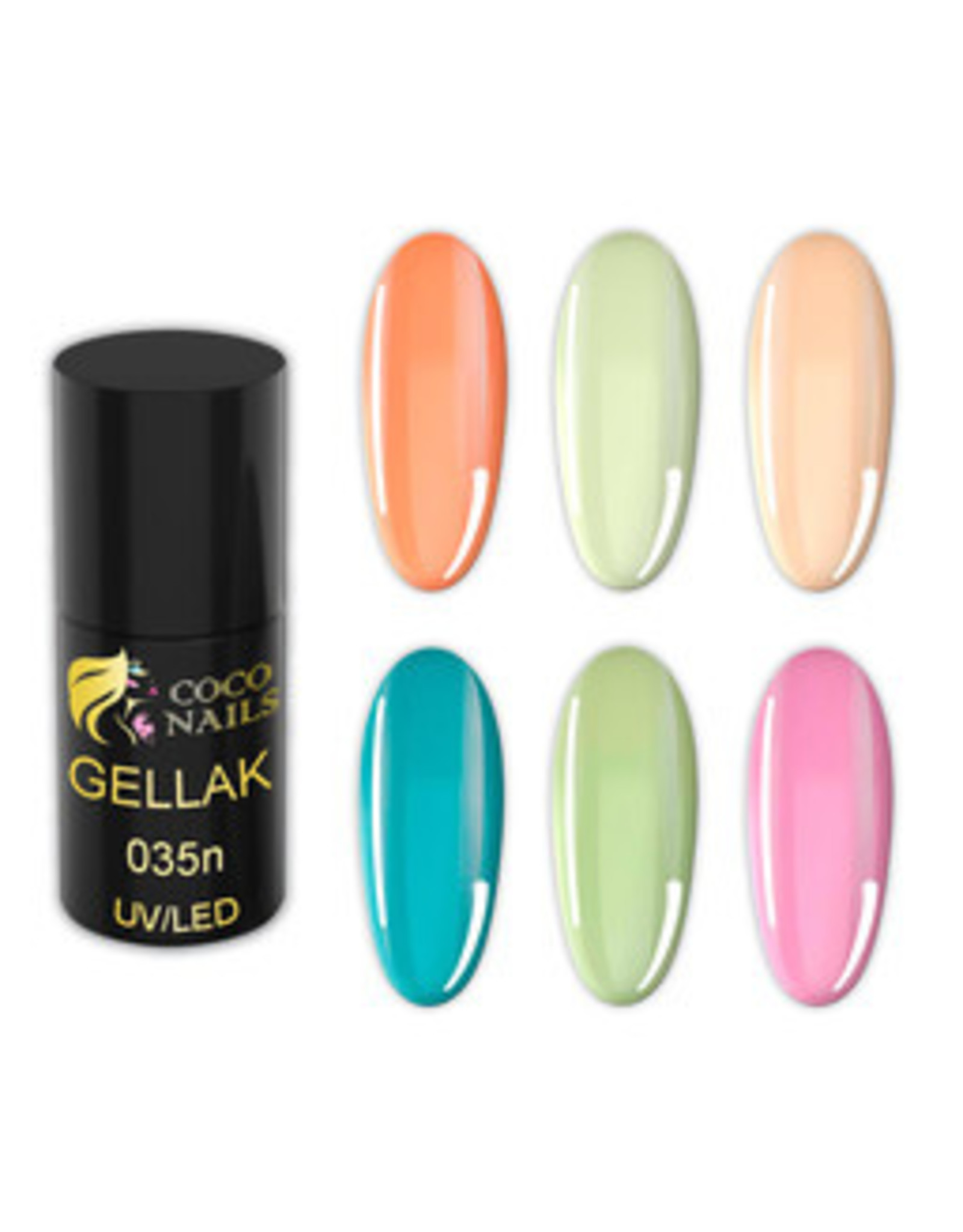 Mega Beauty Shop® Gellak set van 6 stuks (set nr.04)