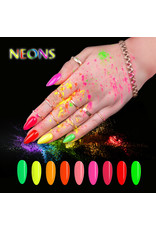 Merkloos Nail neon powder (nr. 01)