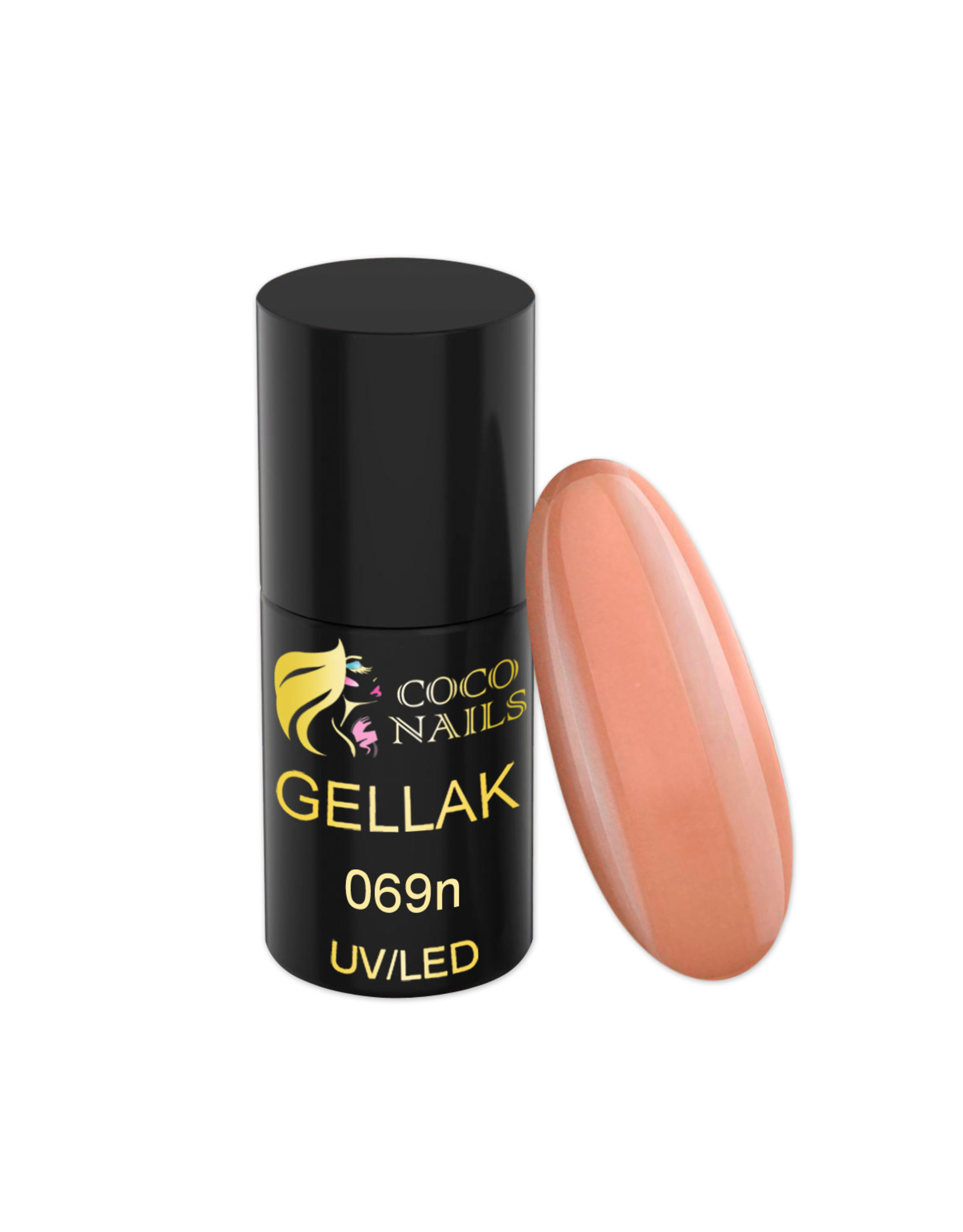 Coconails Gellak 5ml. Parelmoer lichtbruin (nr.69)