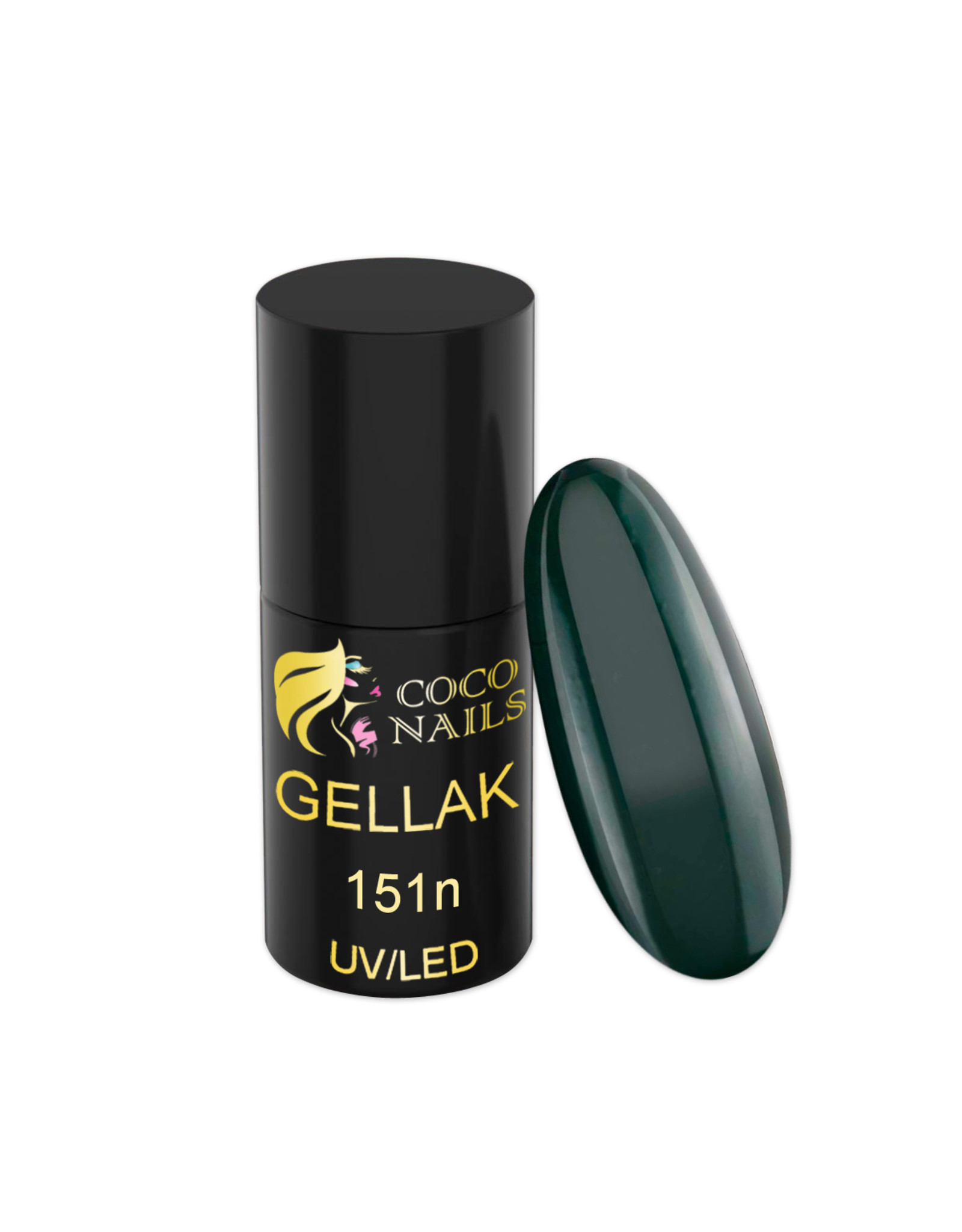 Coconails Gellak 5ml.  Groen (nr.151)