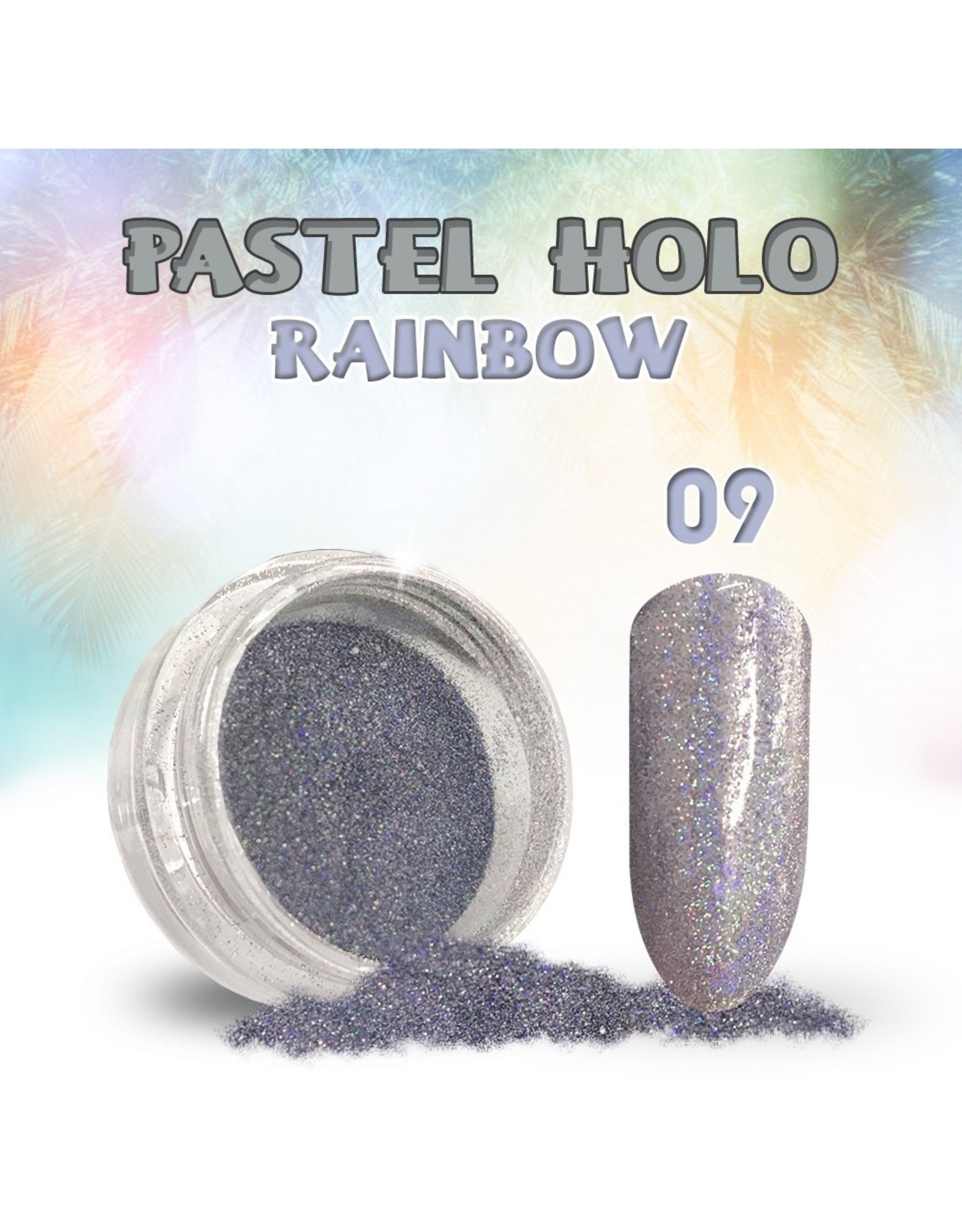 Mega Beauty Shop® Holo pastel effect (09)