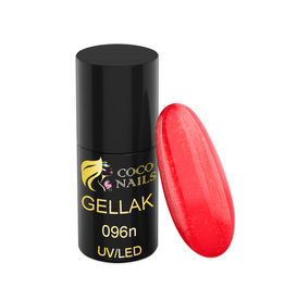 Coconails Gellak Rood/Roze glitter 5 ml (nr. 96)