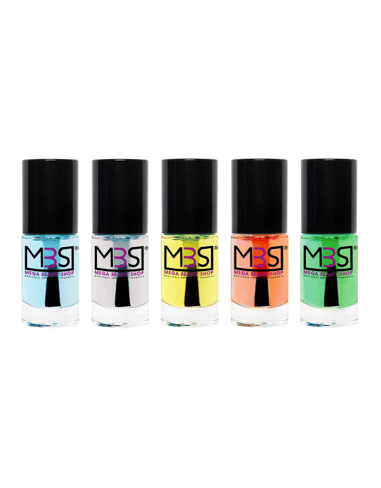 Mega Beauty Shop® Nagelriemolie 5 ml (set 5 stuks)