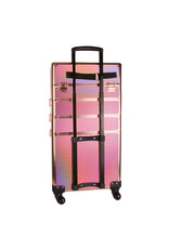 Mega Beauty Shop® Aluminium Trolley  Roze Golden  4in1     (02)