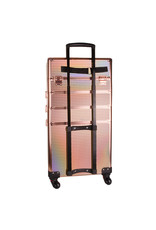 Mega Beauty Shop® Aluminium Trolley Rose Golden  4in1  (03)