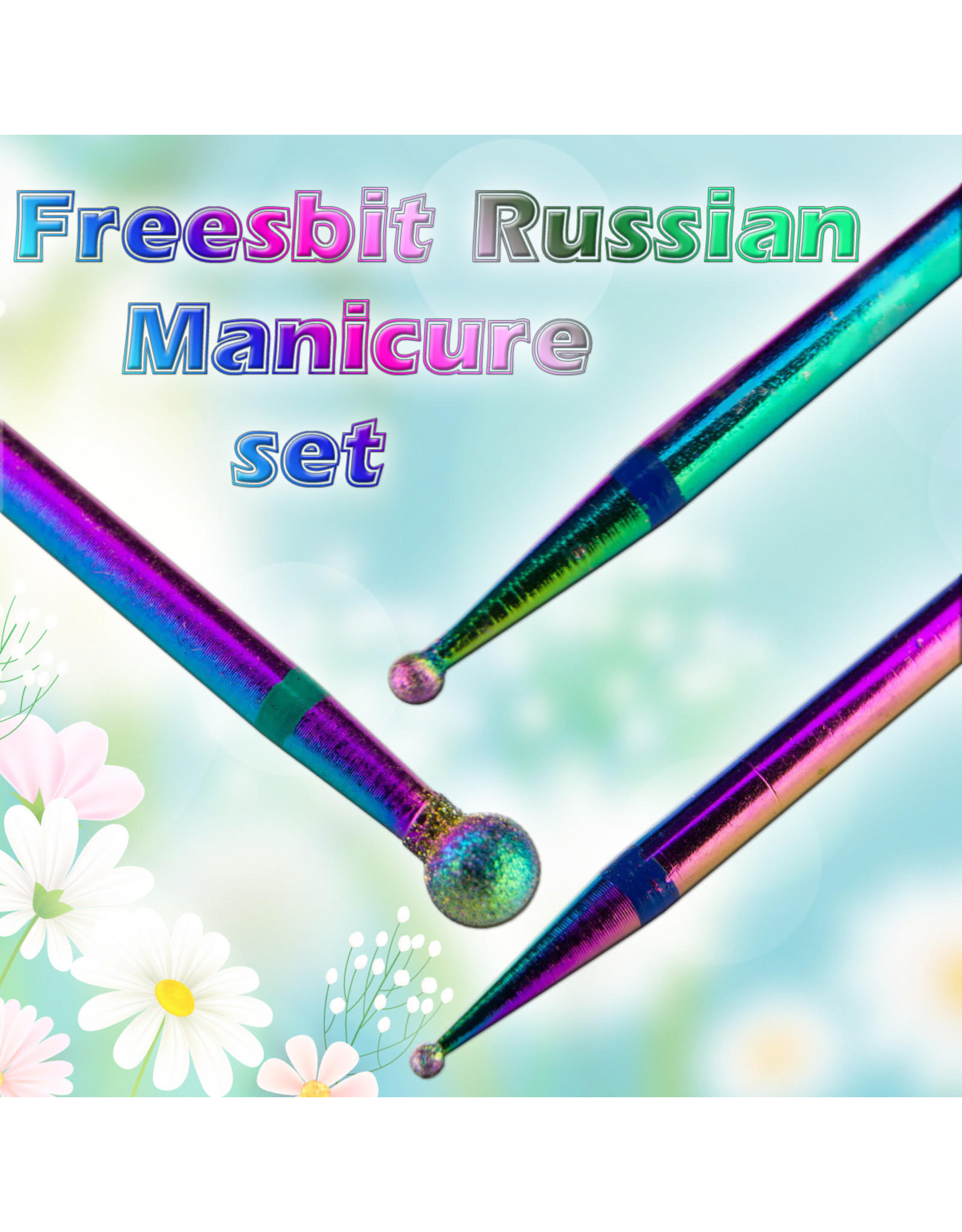 Mega Beauty Shop® Freesbit Russian Manicure  set