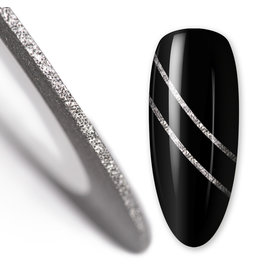 Mega Beauty Shop® Striping tape -glitter zilver