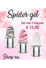 Mega Beauty Shop®  Spider gel 5ml. PRO Set met 3 kleuren