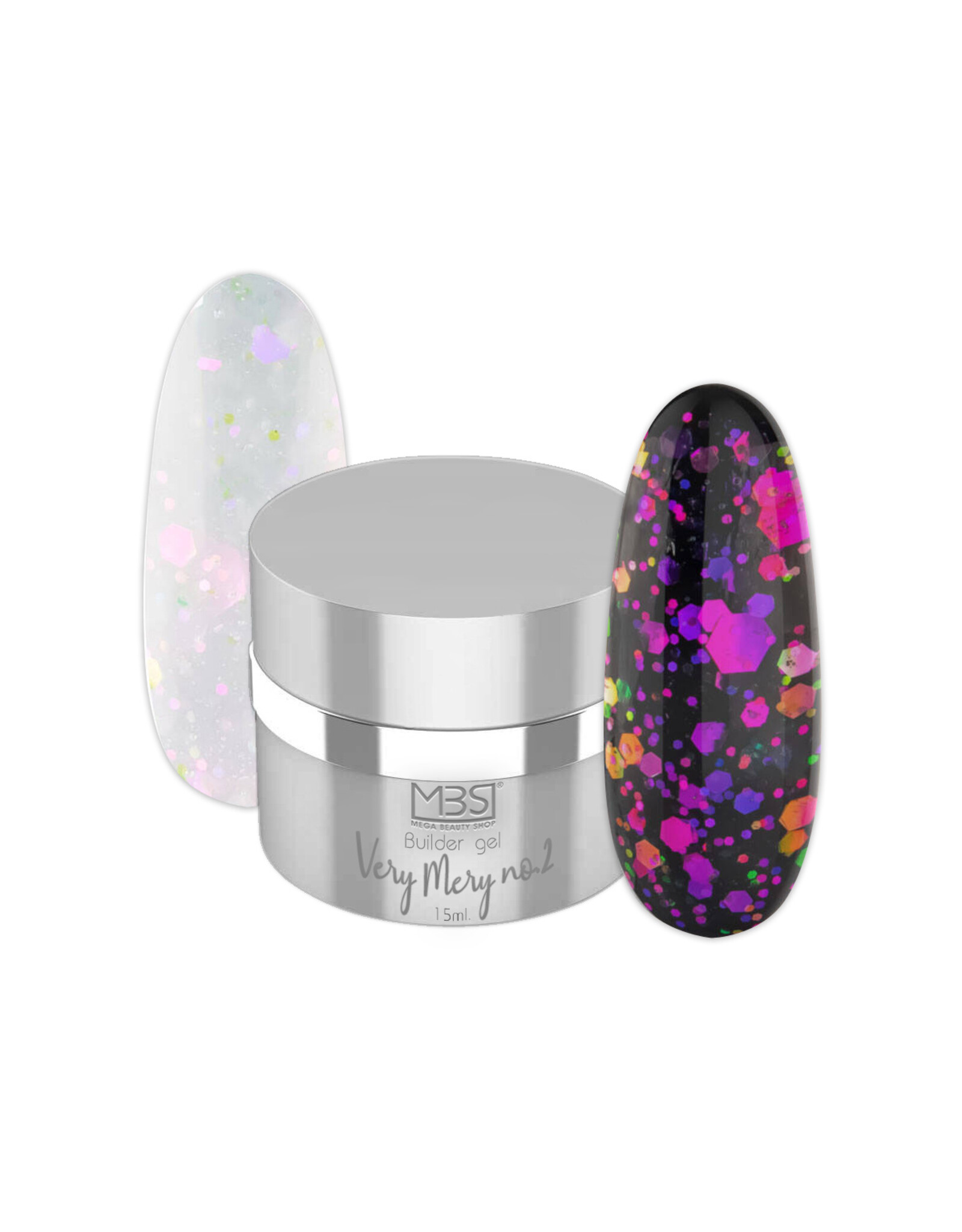 Mega Beauty Shop® Very Mery glitter Effect -set