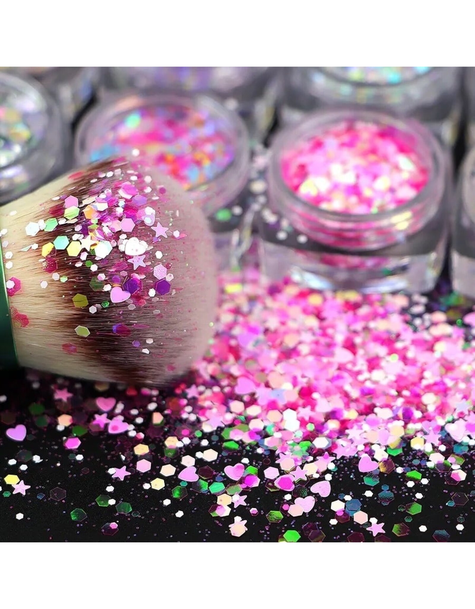 Mega Beauty Shop® Chunky mix glitters (10)