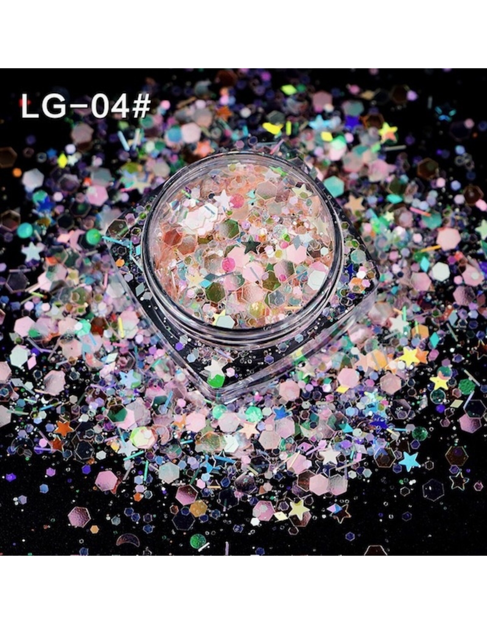 Mega Beauty Shop® Chunky glitter effect (04)