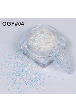 Mega Beauty Shop® White sprakle effect (04)