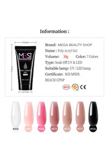 Mega Beauty Shop® Polyacryl gel  (30 gram)