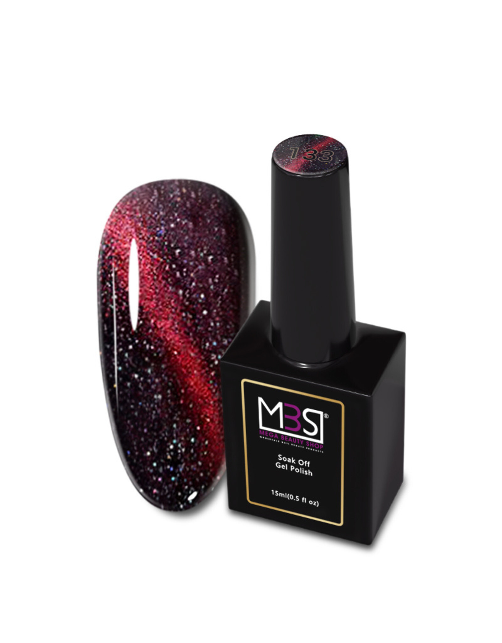 Mega Beauty Shop® Cat Eye gel polish 15ml.  TPO free (133)