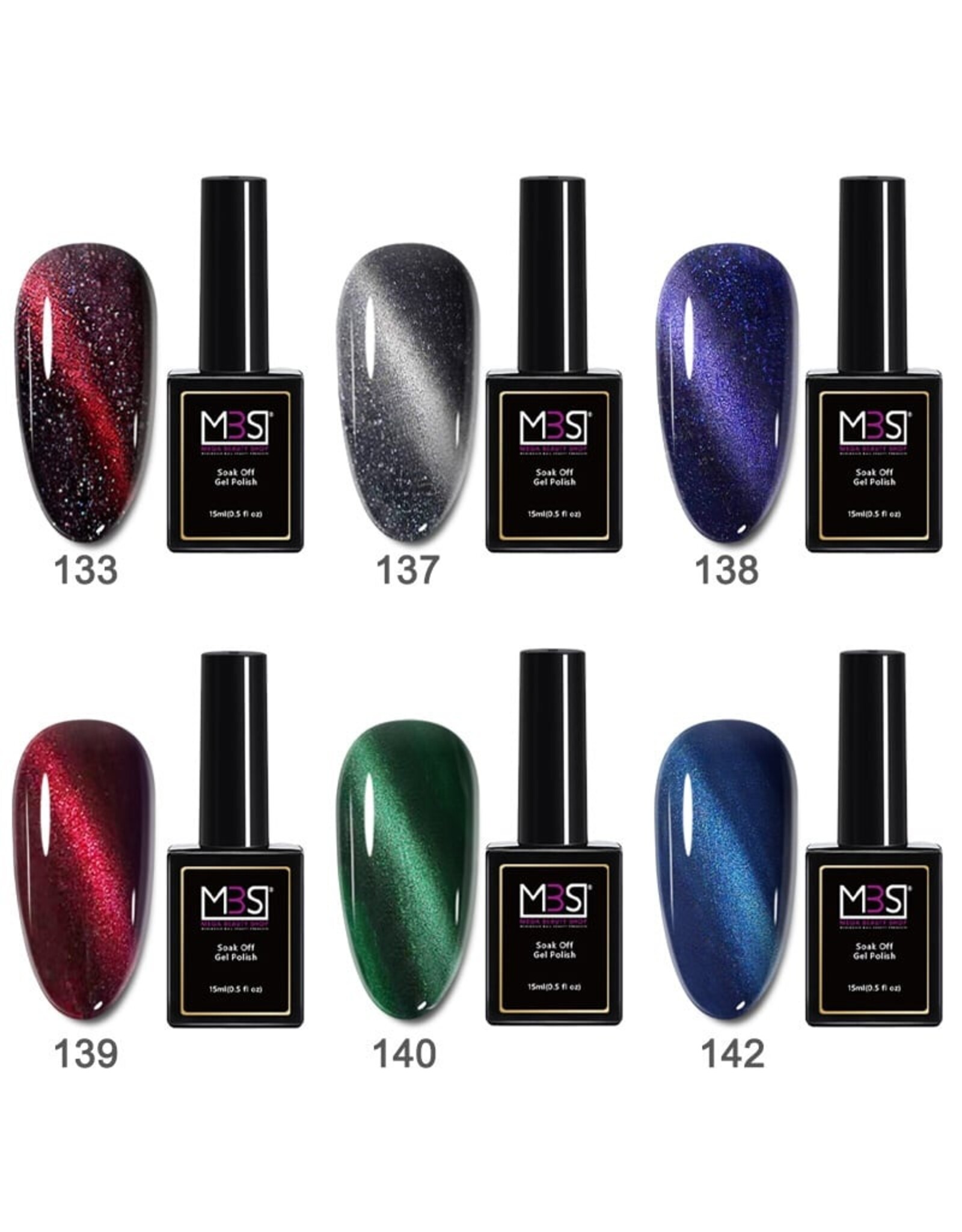 Mega Beauty Shop® Cat Eye gel polish 15ml.  (137)