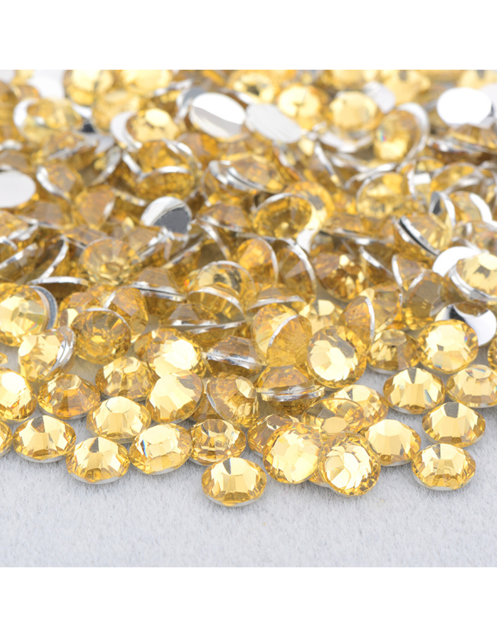 Mega Beauty Shop® Nailart Glas Steentjes 1,5 mm   Topas