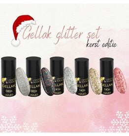 Mega Beauty Shop® Gellak glitter set 5 - delig