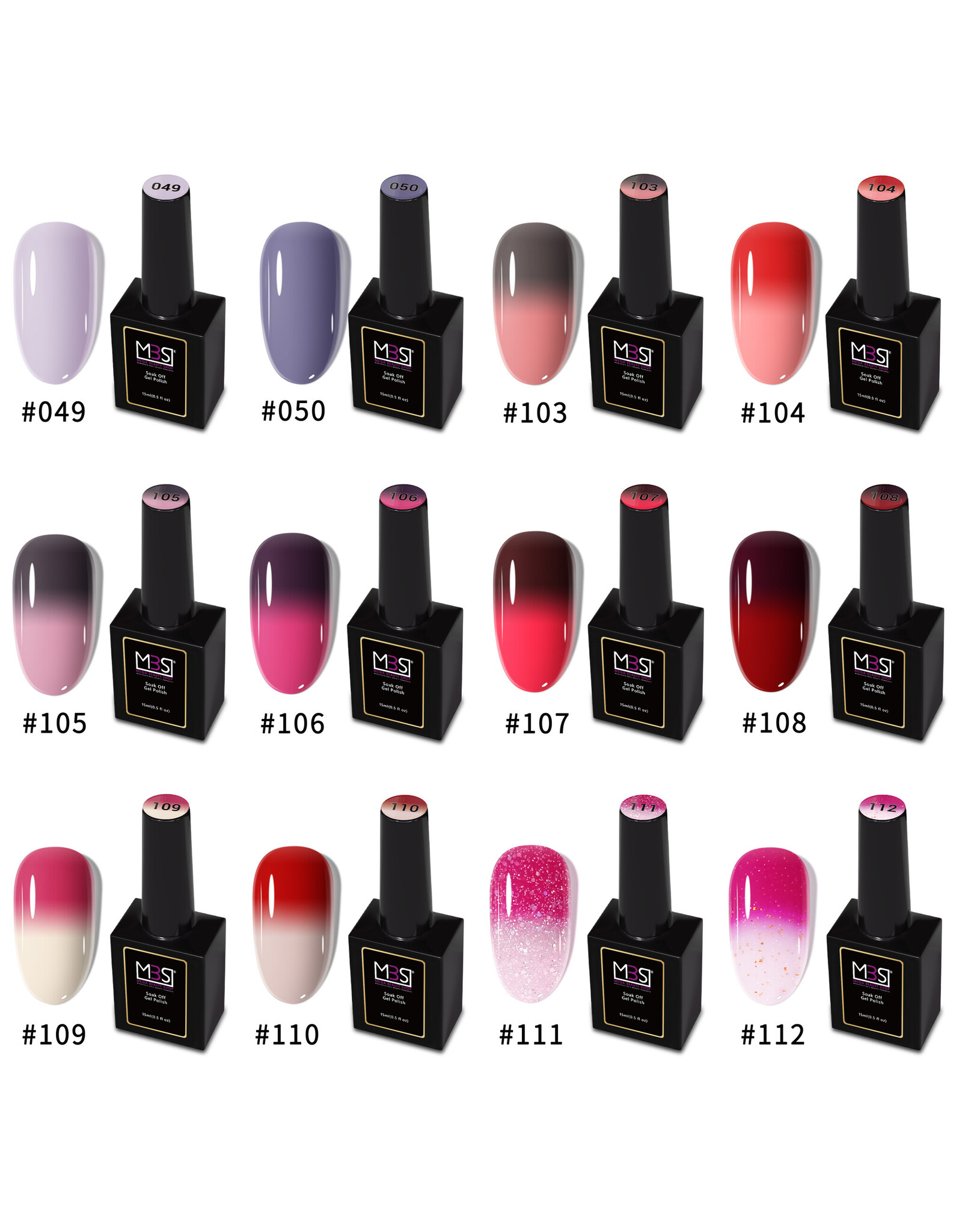 Mega Beauty Shop® Gel polish PRO 15ml.  (003)