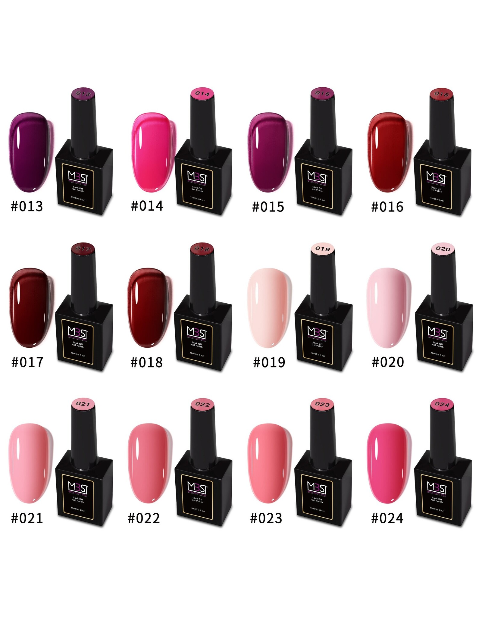 Mega Beauty Shop® Gel polish PRO 15ml.  (004)