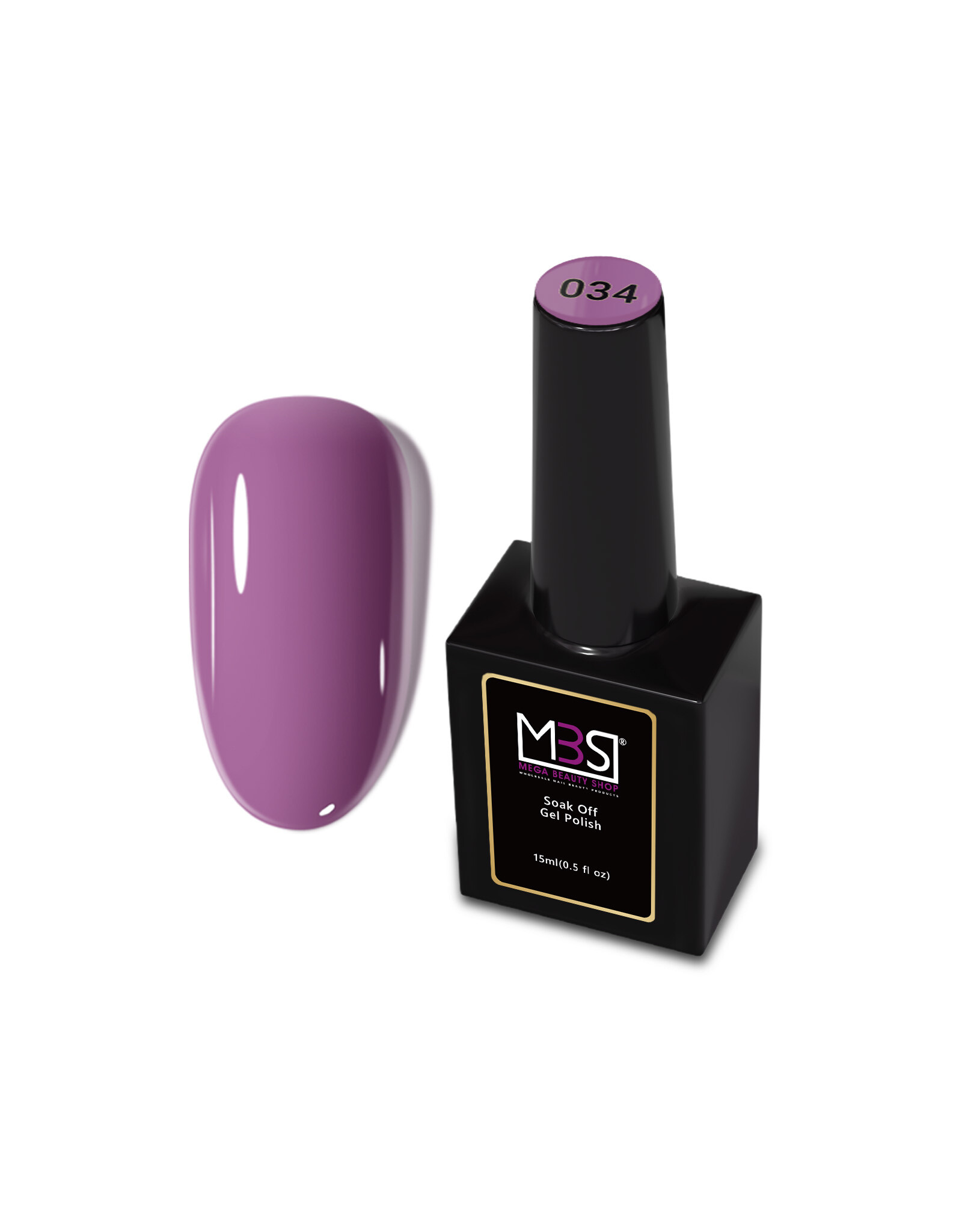 Mega Beauty Shop® Gel polish PRO 15ml.  (034)